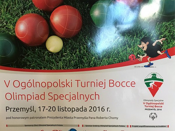 Medyk w Ogólnopolskm Turnieu Bocce Olimpiad Specjalnych